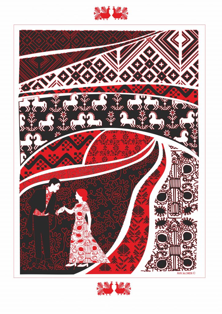 Saanko luvan
Karjalaiskuvioita