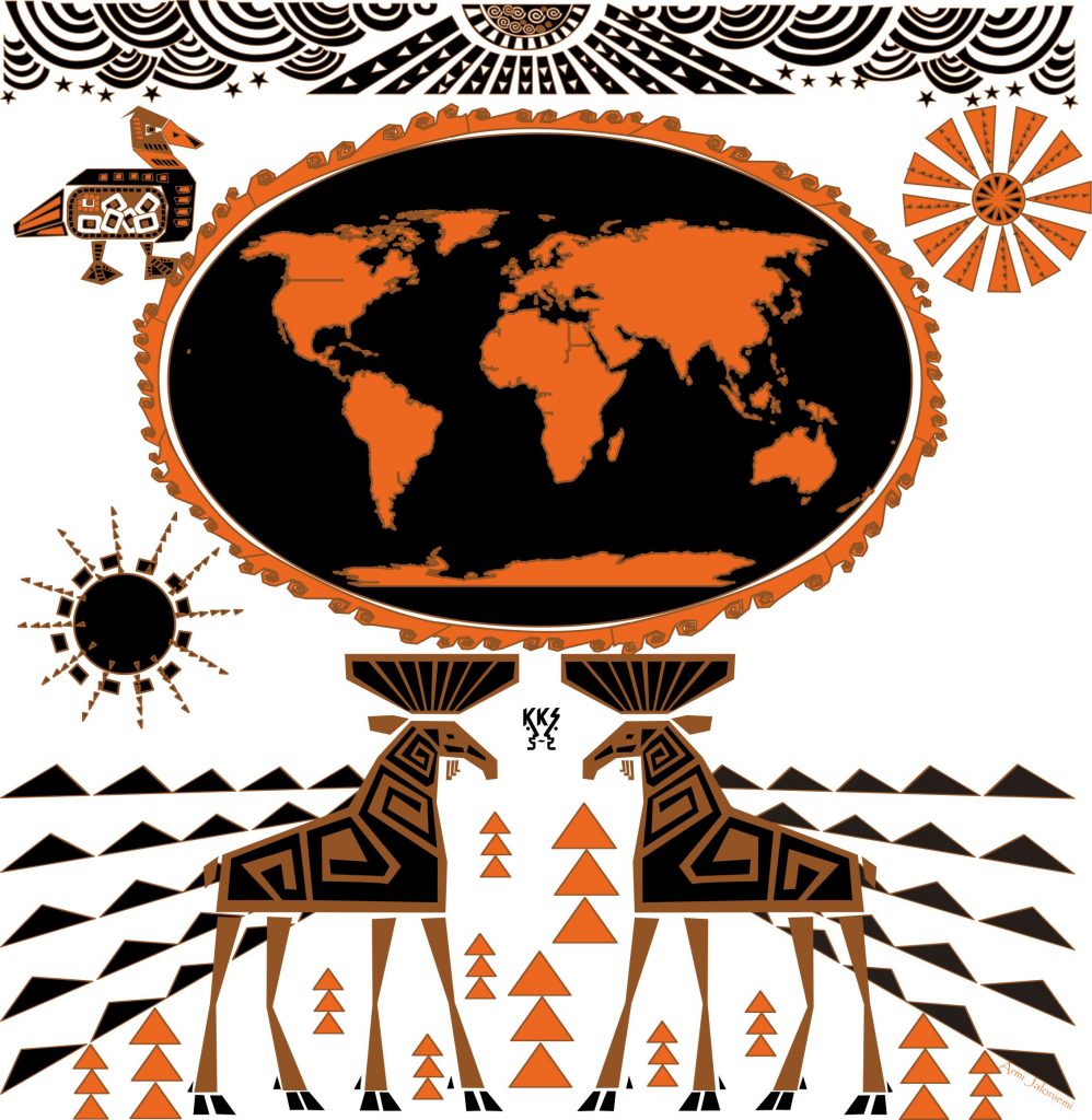 Kalevalan levinnäisyys maailmalla